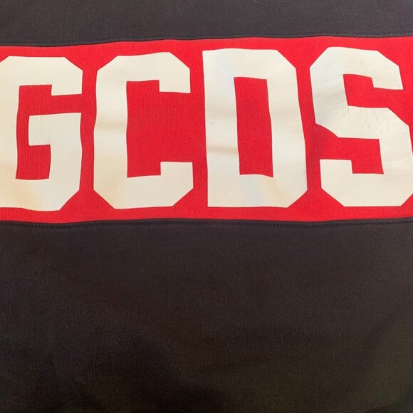 GCDS Logo Band Crewneck Streetwear Mens Sweatshirt M - Picture 7 of 12